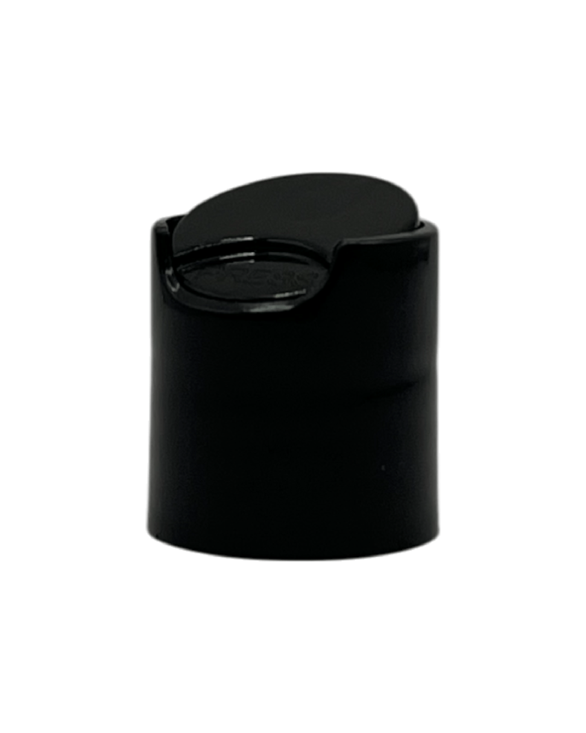 Black Push Cap for Plastic Bottle (PET)