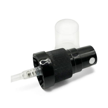 Black Tamper Evident Atomiser with Clear Over Cap (Type III)