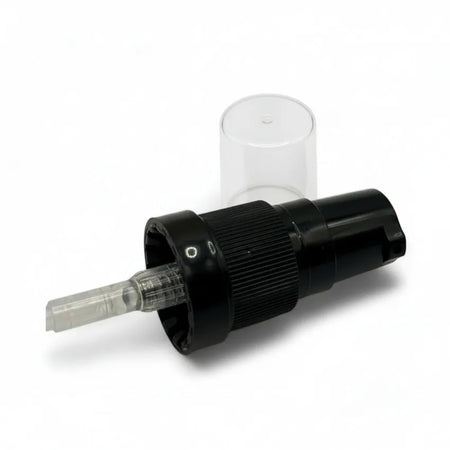 100ml Amber Glass Dropper Bottle With Black Tamper Evident Lotion Pump