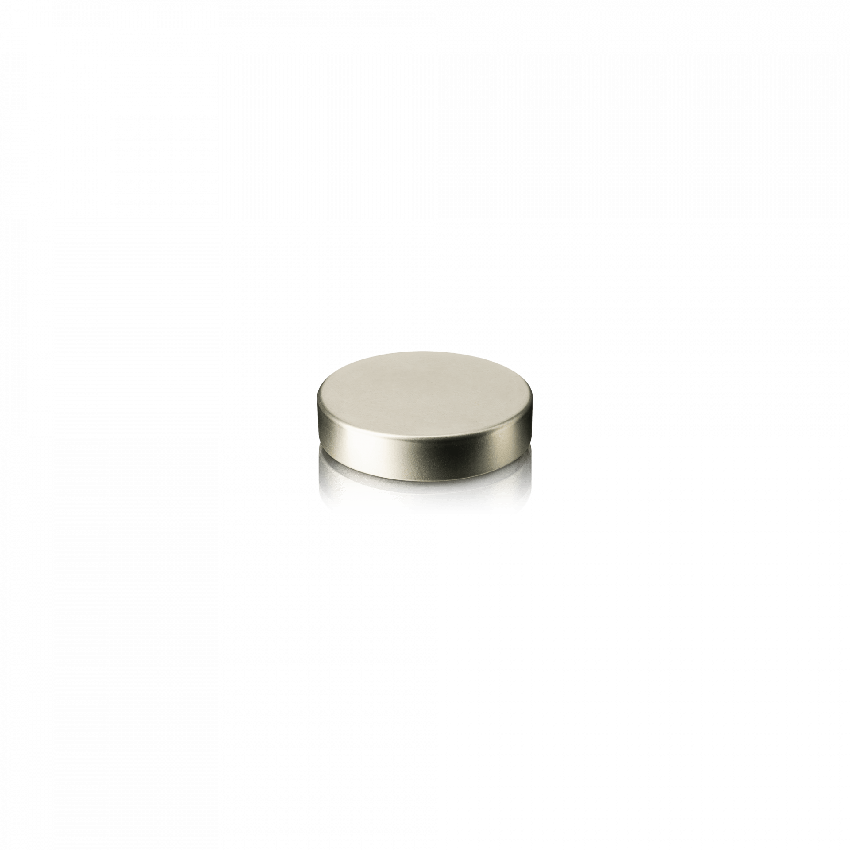 200ml Amber Vitamin Glass Jar with Gold Tinplate Lid