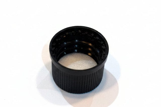 Black Plastic Wadded Cap DIN18 (PP)