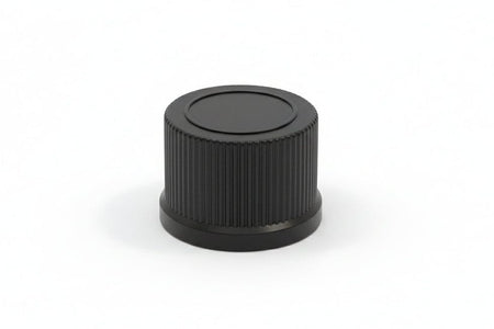 Black Plastic Wadded Cap DIN18 (PP)