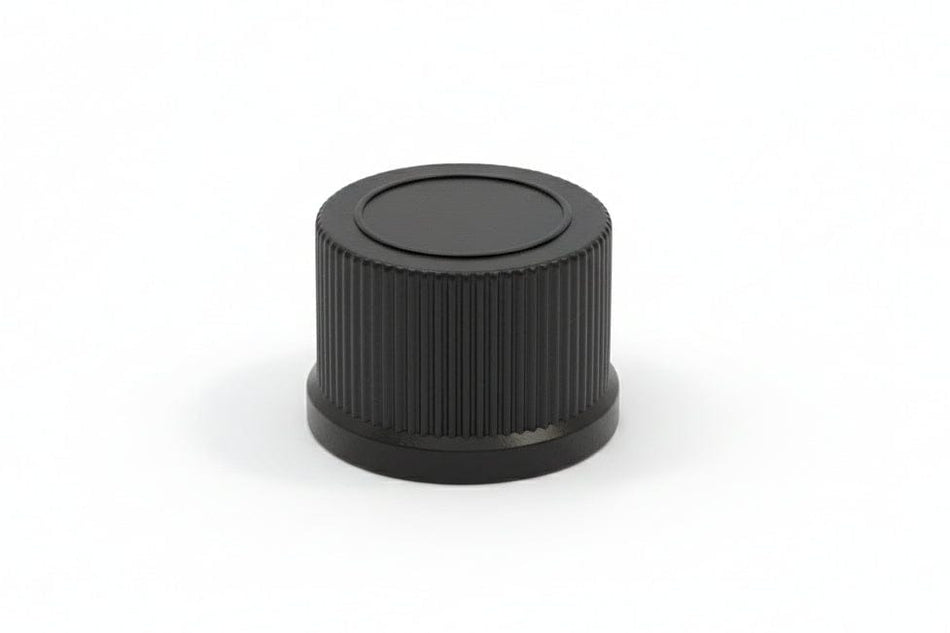 Pp Wadded Cap Black Din 18mm