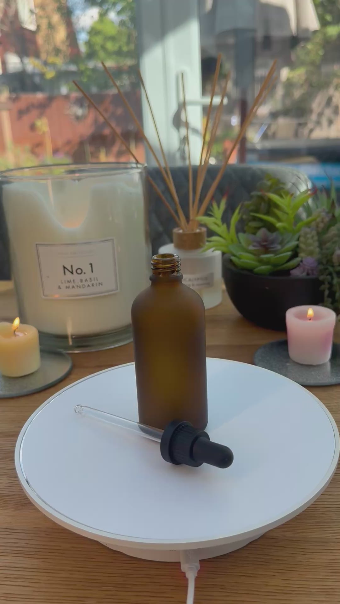 100ml Frosted Amber Glass dropper bottle with Tamper Evident T/E Black Dropper pipette assembly with black bulb 