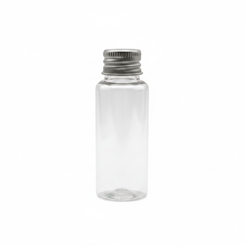 Silver Aluminium Screw Cap 20mm