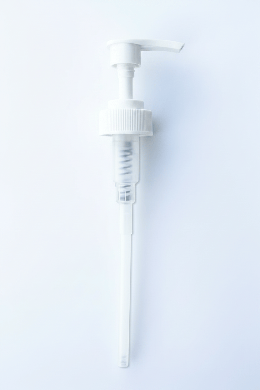 White Lotion Pump Dispenser 28mm with Twist Lock Mechanism (28/400)