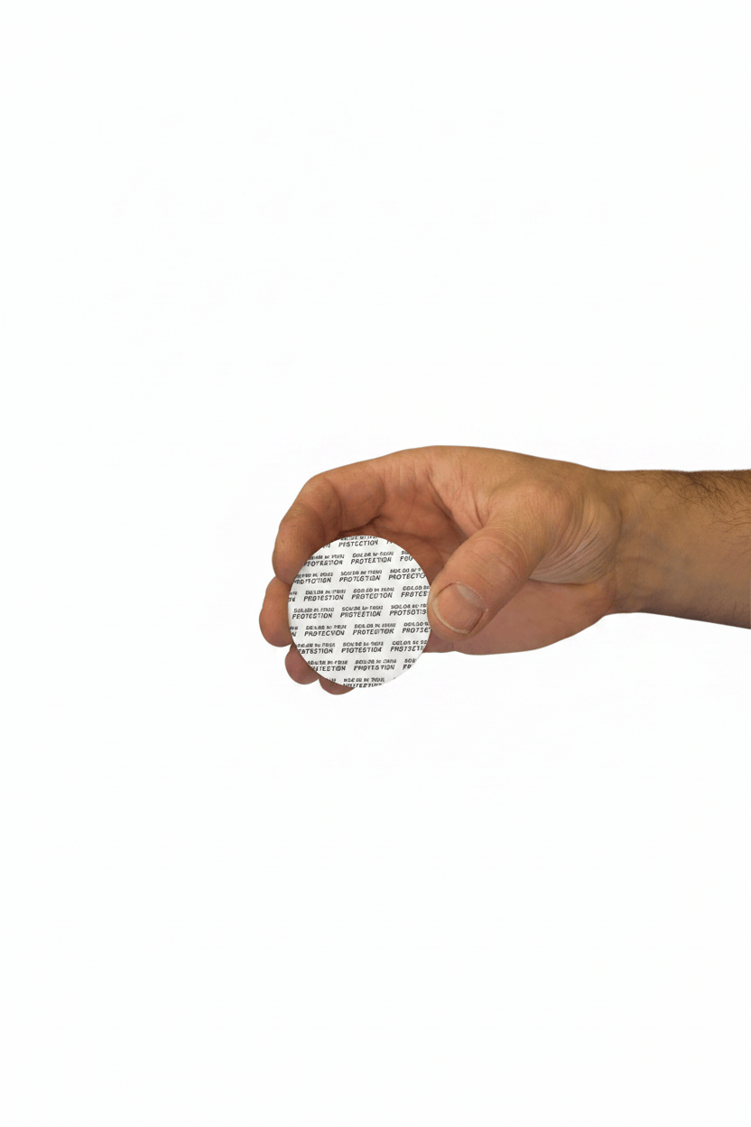 White Pressure Sensitive Liner For 50ml Glass Jar (51mm)