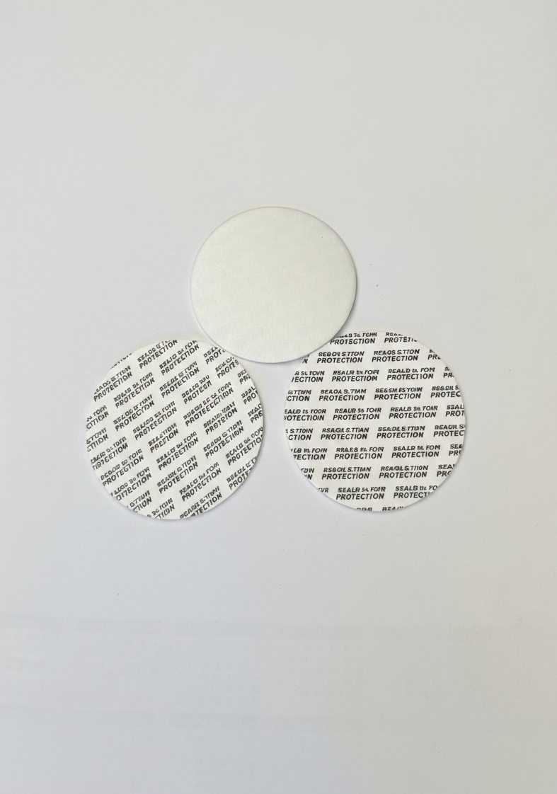 White Pressure Sensitive Liner For 50ml Glass Jar (51mm)
