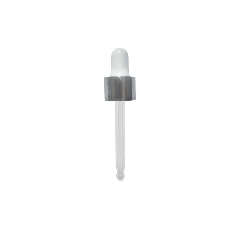 White & Silver Dropper- - medium